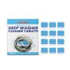 JAKEHOE Washing Machine Cleaning Tablets, 12 Pieces